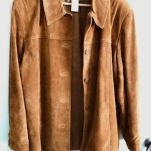 Rust Colored Suede Feel Jacket-Ladies XL